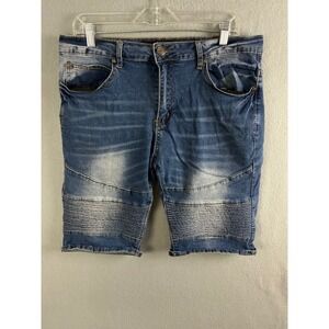 XRAY Jeans Shorts Men's 36 Denim Shorts Moto Style‎ Distressed